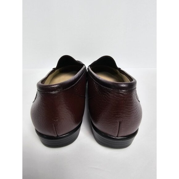 SAS Simplify Antique Wine Womens Loafers Size 10M Leather Comfortable Slip-On Sh - Picture 5 of 6